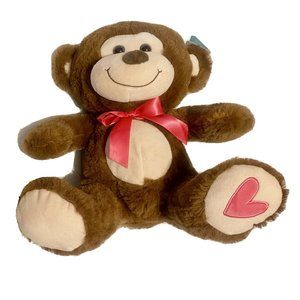 Monkey Jungle Stuffed Animal 11 in. Tall